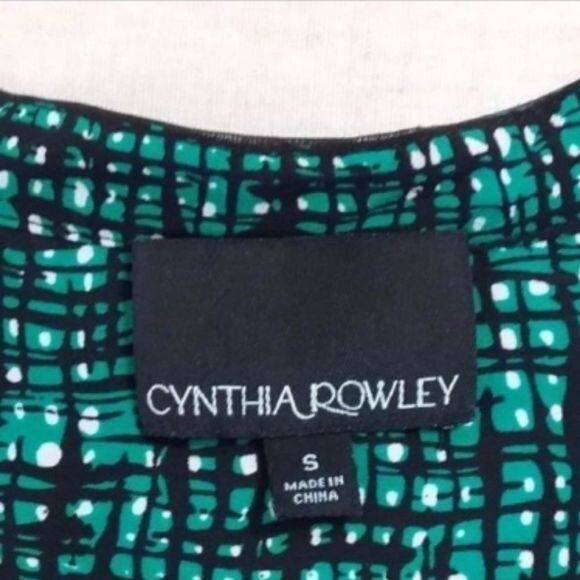 Cynthia Rowley Womens Long Sleeve Button Up Career Top Shirt Blouse  Size S - Picture 5 of 7